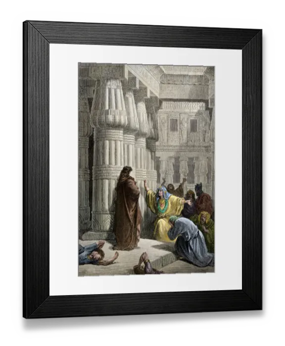 Framed Print : Hebrews released from bondage by the Egyptians Framed Print : Hebrews released from bondage by the Egyptians