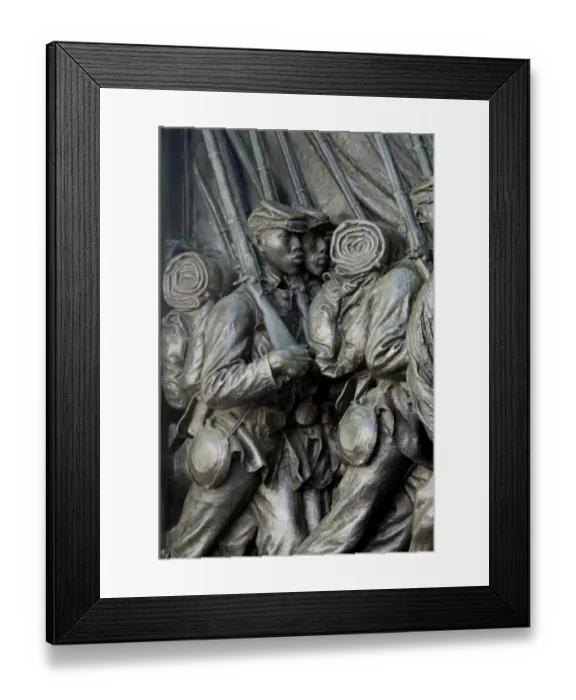 Framed Print : Black soldier of the 54th Massachusetts Regiment Framed Print : Black soldier of the 54th Massachusetts Regiment