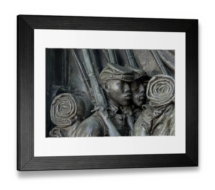 Framed Print : Black soldier of the 54th Massachusetts Regiment Framed Print : Black soldier of the 54th Massachusetts Regiment