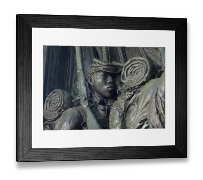 Framed Print : Black soldier of the 54th Massachusetts Regiment Framed Print : Black soldier of the 54th Massachusetts Regiment