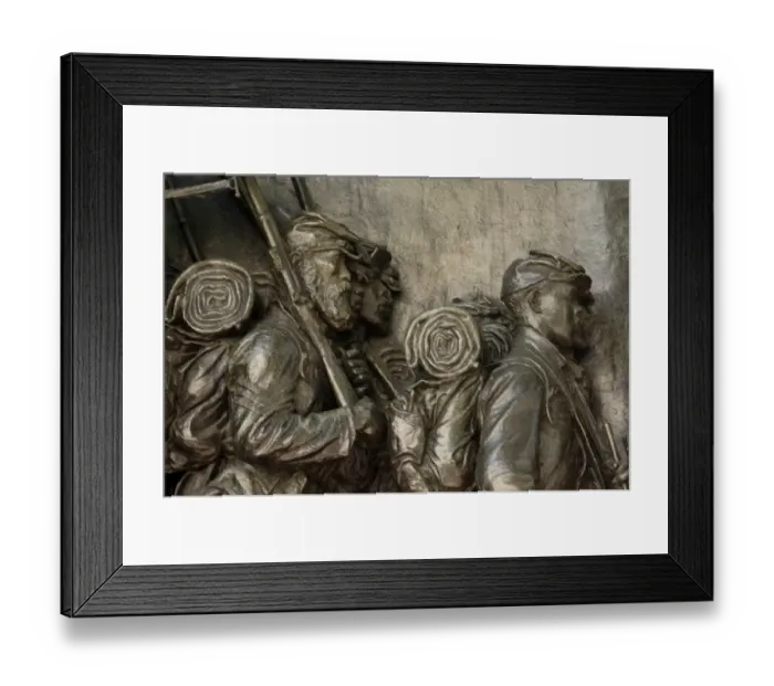 Framed Print : Black soldiers of the 54th Massachusetts Regiment Framed Print : Black soldiers of the 54th Massachusetts Regiment