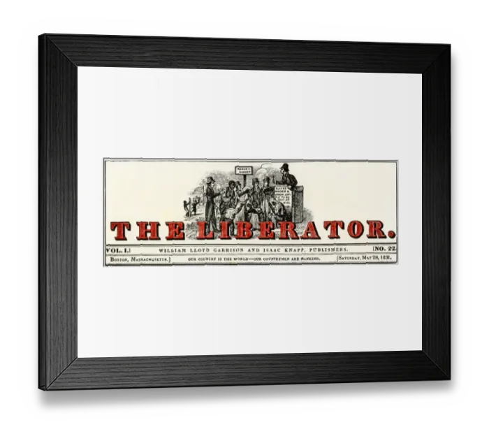 Framed Print : Masthead of The Liberator Framed Print : Masthead of The Liberator