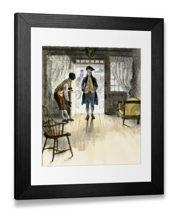 Framed Print : Black slave or servant in colonial New York Framed Print : Black slave or servant in colonial New York