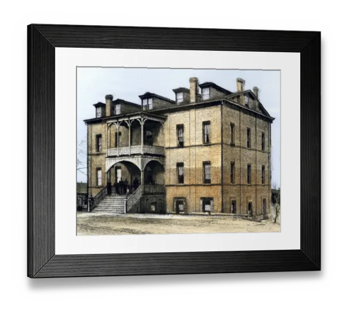 Framed Print : Tuskegee Institute in the 1890s Framed Print : Tuskegee Institute in the 1890s