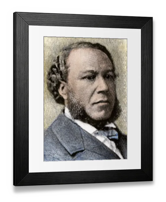 Framed Print : Joseph Hayne Rainey, first black US Congressman Framed Print : Joseph Hayne Rainey, first black US Congressman