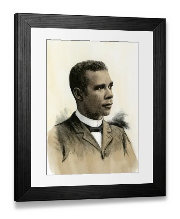 Framed Print : Booker T. Washington, president of Tuskegee Normal School Framed Print : Booker T. Washington, president of Tuskegee Normal School