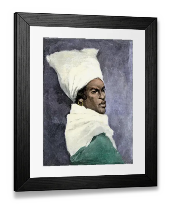 Framed Print : African-American woman in New Orleans Framed Print : African-American woman in New Orleans