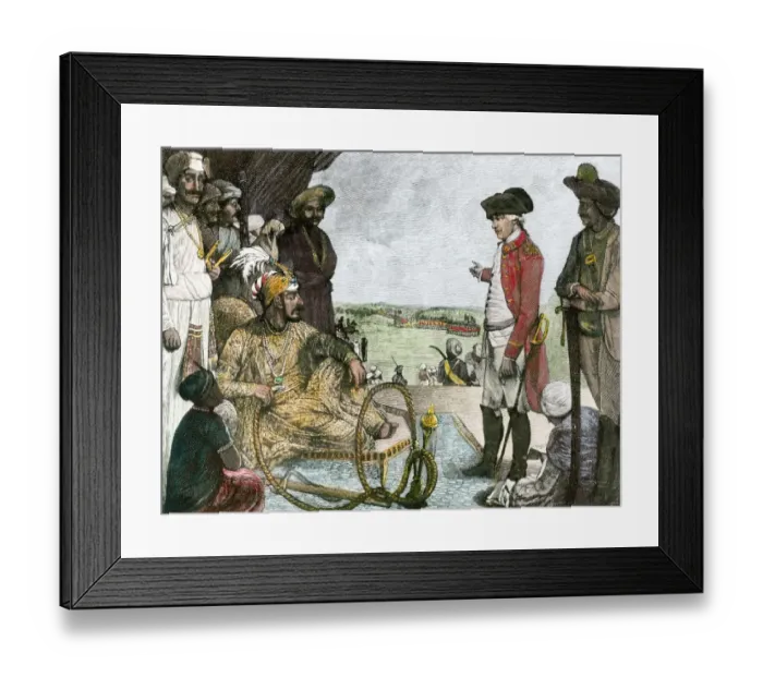Framed Print : Shah Allum, Mogul of Hindostan Framed Print : Shah Allum, Mogul of Hindostan