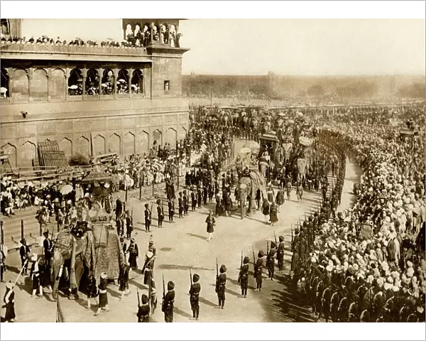 British Viceroy of India entering Delhi, 1902