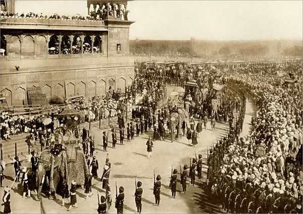 British Viceroy of India entering Delhi, 1902