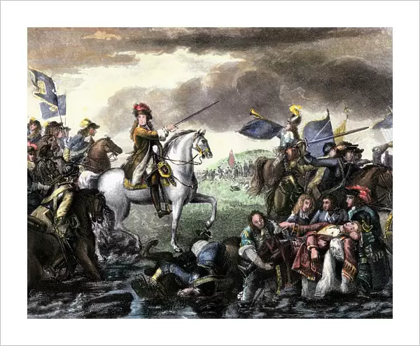 William of Orange at the Battle of the Boyne, 1668