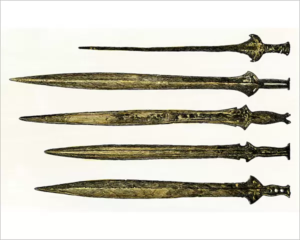Celtic bronze swords