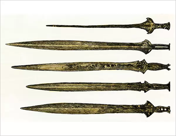 Celtic bronze swords