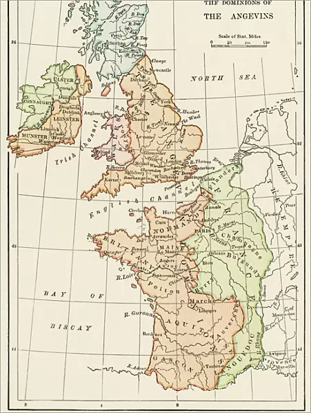 Angevin kings holdings in France and Britain
