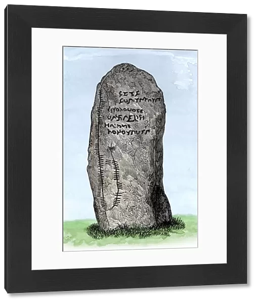Ogham stone, Scotland