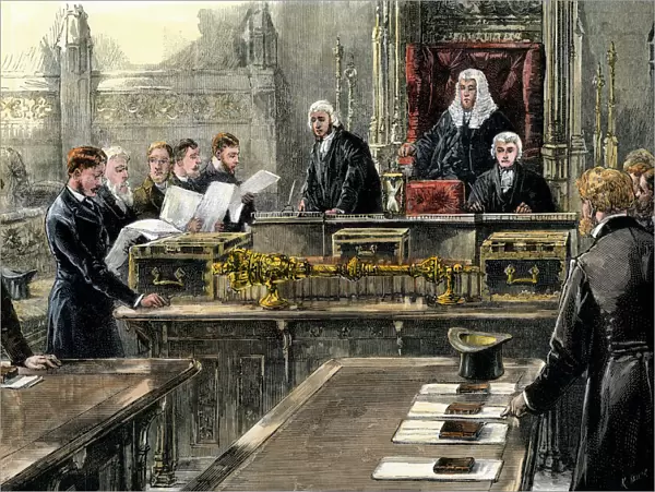 Opening of Parliament, 1886