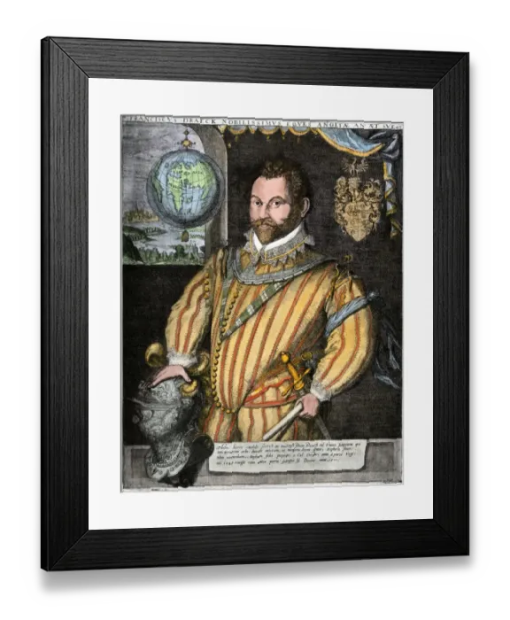 Framed Print : Sir Francis Drake
