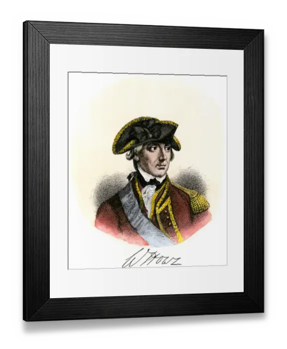 Framed Print : William Howe, British Commander-in-Chief during the American Revolution Framed Print : William Howe, British Commander-in-Chief during the American Revolution