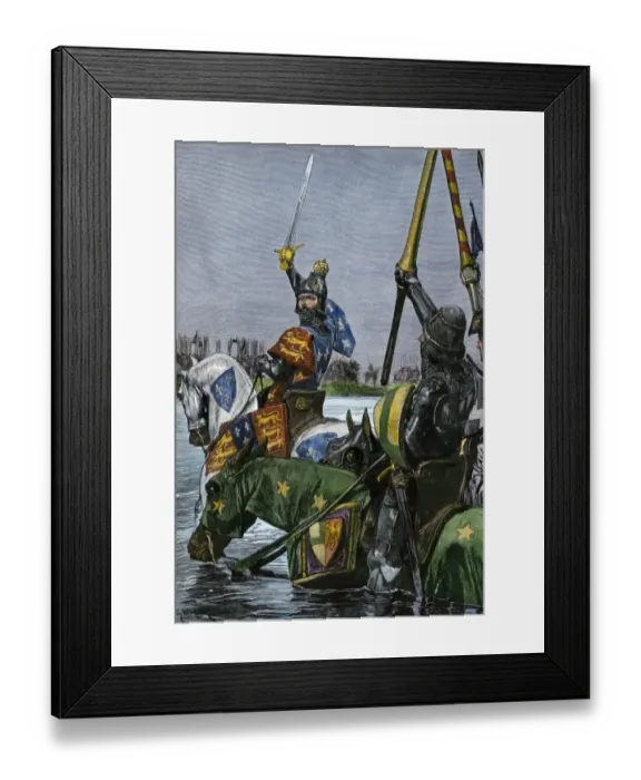 Framed Print : Edward III in the Hundred Years War Framed Print : Edward III in the Hundred Years War