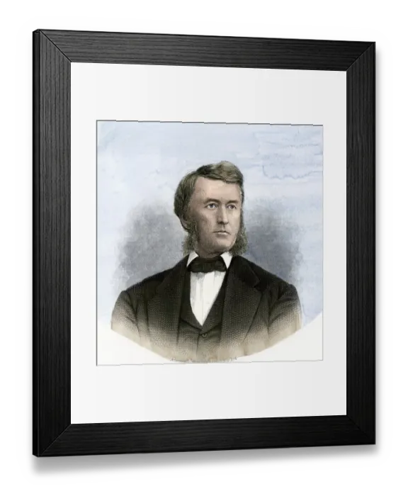 Framed Print : Railroad president Thomas A Framed Print : Railroad president Thomas A