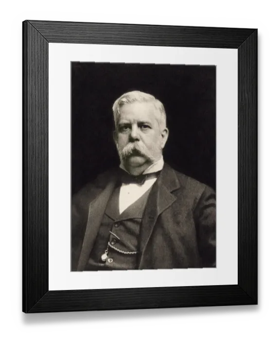 Framed Print : George Westinghouse, circa 1900 Framed Print : George Westinghouse, circa 1900