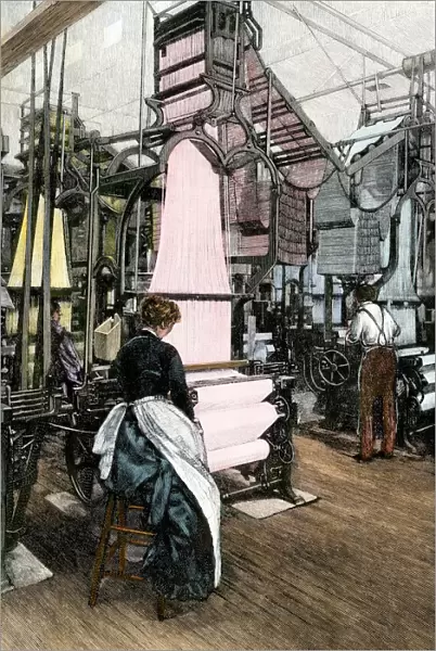 Jacquard loom, 1880s