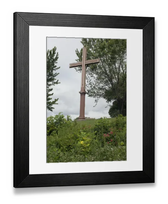 Framed Print : Cartiers landing place on the St. Lawrence, Quebec Framed Print : Cartiers landing place on the St. Lawrence, Quebec