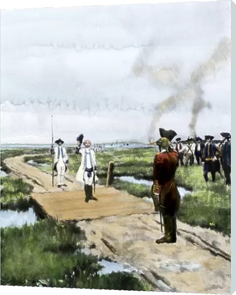 Surrender of Louisbourg to the English, 1758