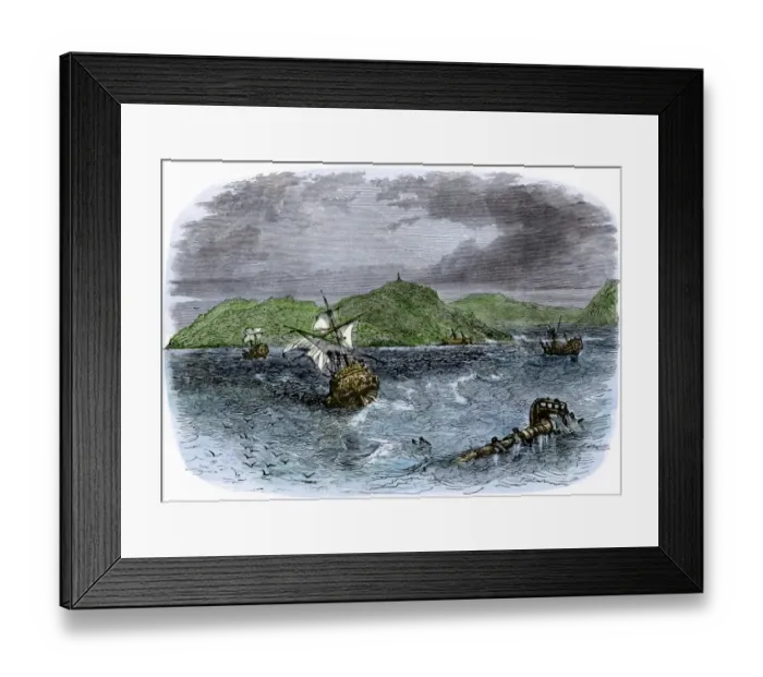 Framed Print : Shipwrecks in the Strait of Belle Isle Framed Print : Shipwrecks in the Strait of Belle Isle