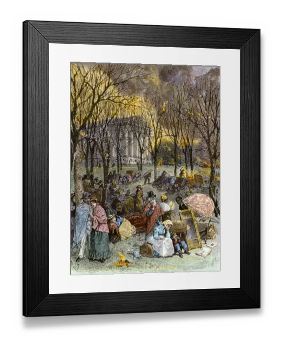 Framed Print : Richmond, Virginia, burned by the Confederates, 1865 Framed Print : Richmond, Virginia, burned by the Confederates, 1865