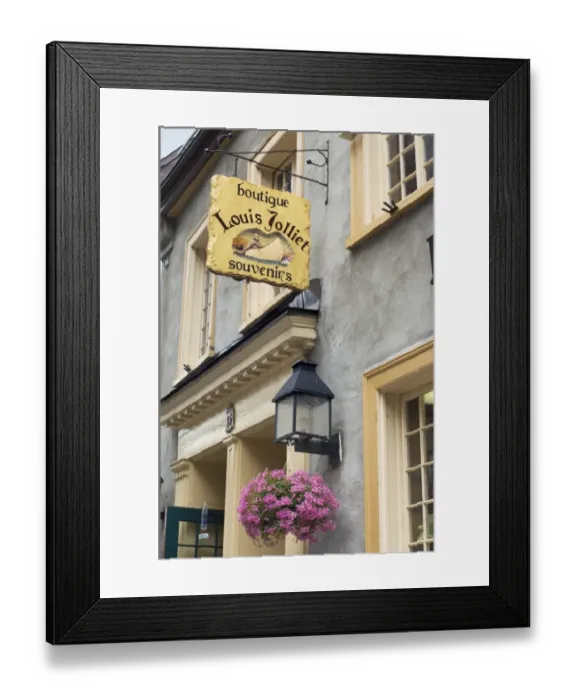 Framed Print : Home of Louis Joliet in old Quebec Framed Print : Home of Louis Joliet in old Quebec