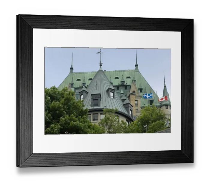 Framed Print : Chateau Frontenac in old Quebec Framed Print : Chateau Frontenac in old Quebec