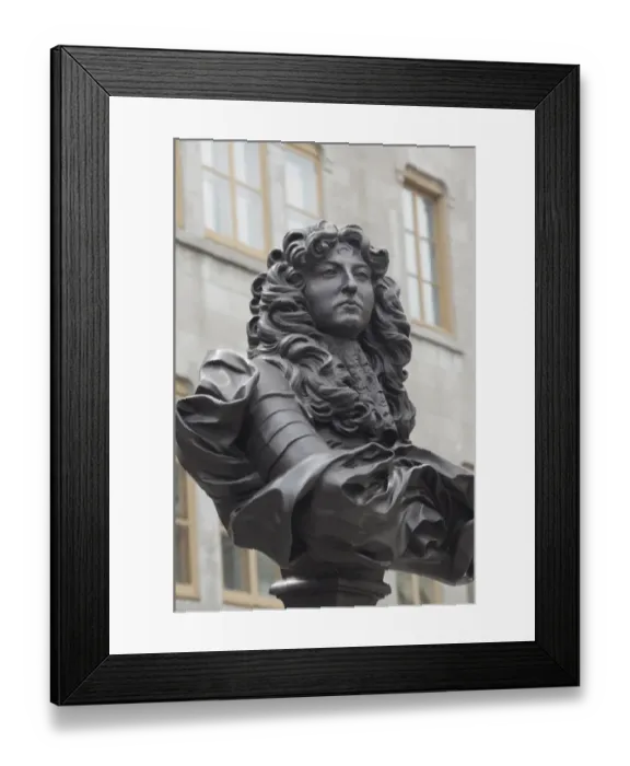 Framed Print : Statue of Louis XIV in old Quebec Framed Print : Statue of Louis XIV in old Quebec