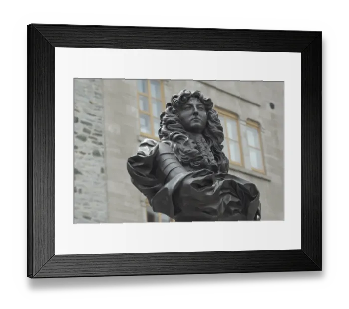 Framed Print : Statue of Louis XIV in old Quebec Framed Print : Statue of Louis XIV in old Quebec