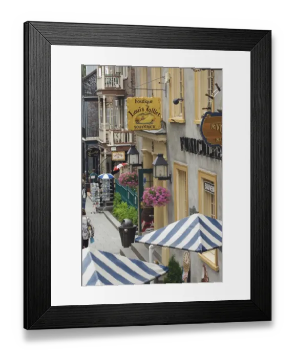 Framed Print : Home of Louis Joliet in old Quebec Framed Print : Home of Louis Joliet in old Quebec
