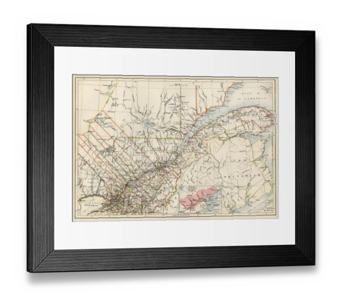 Framed Print : Quebec, 1870s Framed Print : Quebec, 1870s