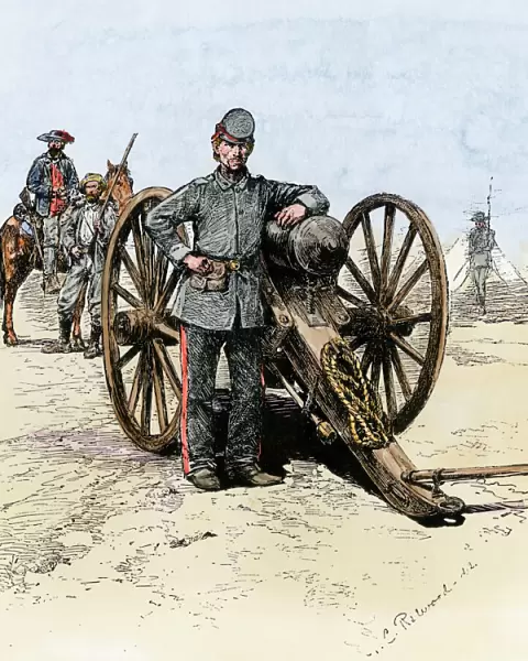 Confederate field artillery