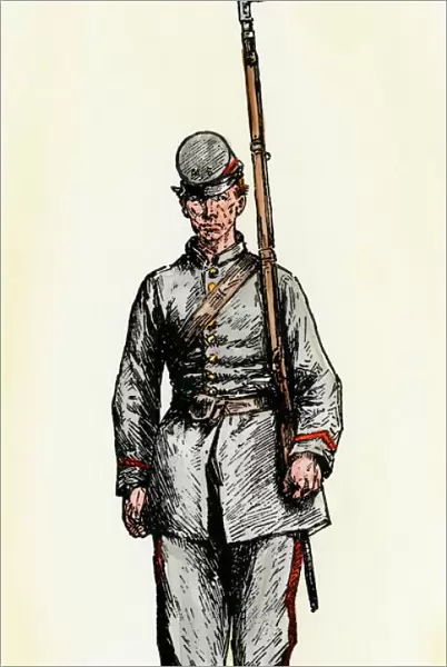 Confederate soldier, Civil War