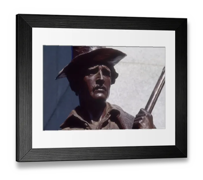 Framed Print : Confederate soldier, Virginia Memorial, Gettysburg battlefield Framed Print : Confederate soldier, Virginia Memorial, Gettysburg battlefield
