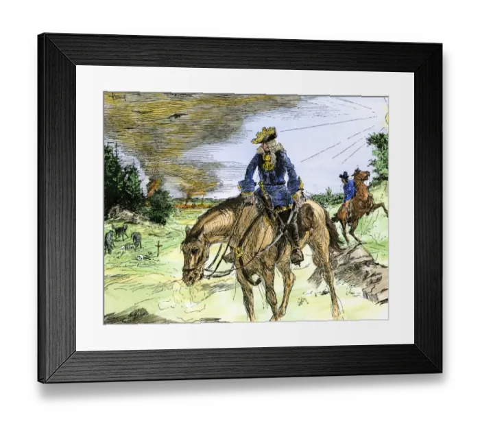 Framed Print : Flight of Swedish King Charles XII after losing the Battle of Poltava to Peter Framed Print : Flight of Swedish King Charles XII after losing the Battle of Poltava to Peter