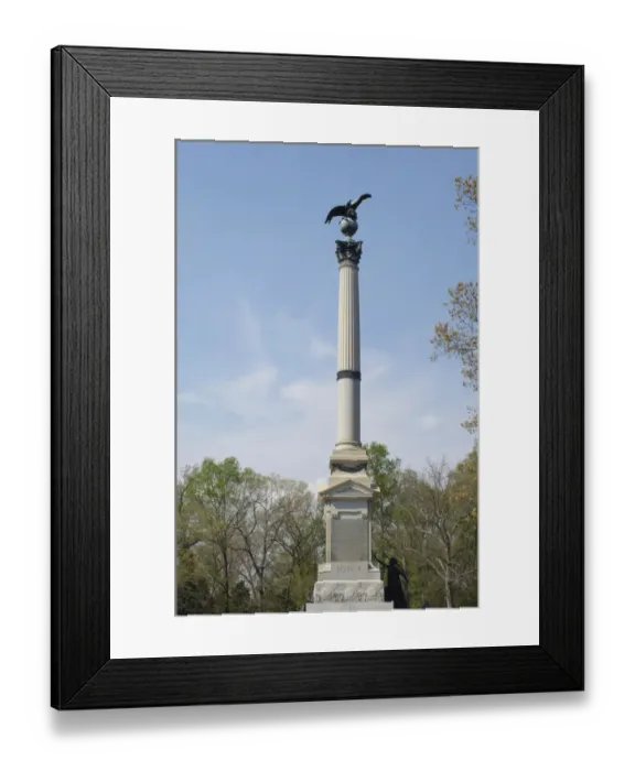 Framed Print : Iowa Civil War memorial, Shiloh battlefield Framed Print : Iowa Civil War memorial, Shiloh battlefield