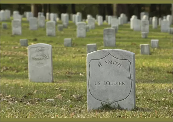 Union grave, National Cemetery, Shiloh battlefield