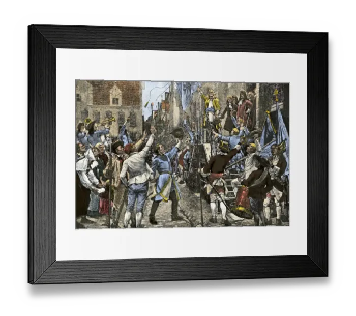 Framed Print : Soldiers of Charles XII reconquer Malmo Framed Print : Soldiers of Charles XII reconquer Malmo