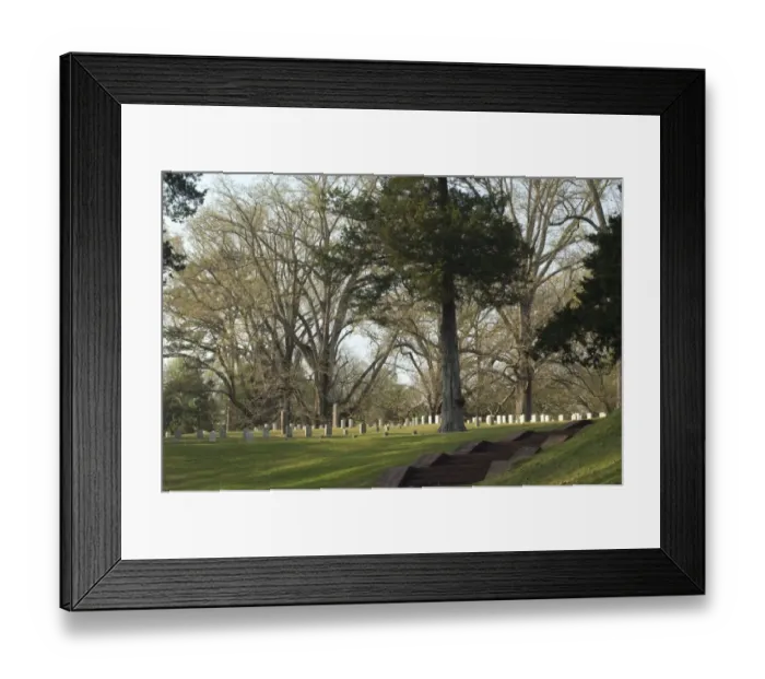 Framed Print : National Cemetery, Shiloh battlefield Framed Print : National Cemetery, Shiloh battlefield