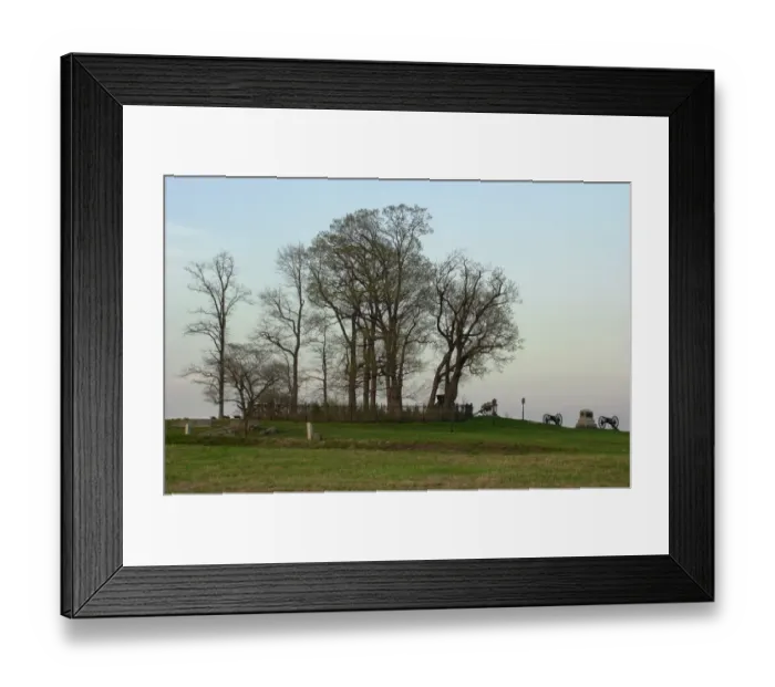 Framed Print : Cemetery Ridge, Gettysburg