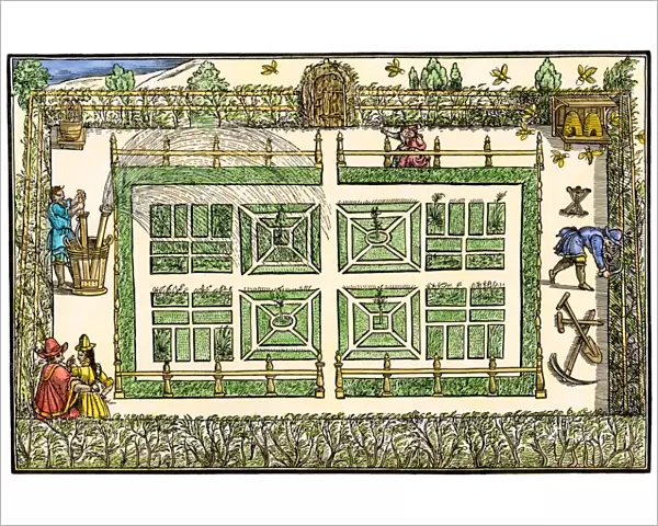 Garden irrigation in the 1500s