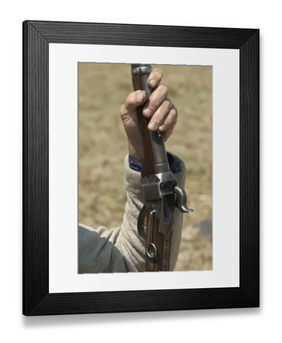 Framed Print : Civil War cavalrymans carbine Framed Print : Civil War cavalrymans carbine