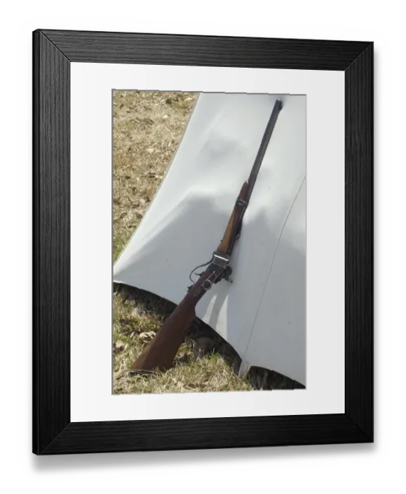 Framed Print : Civil War carbine rifle Framed Print : Civil War carbine rifle