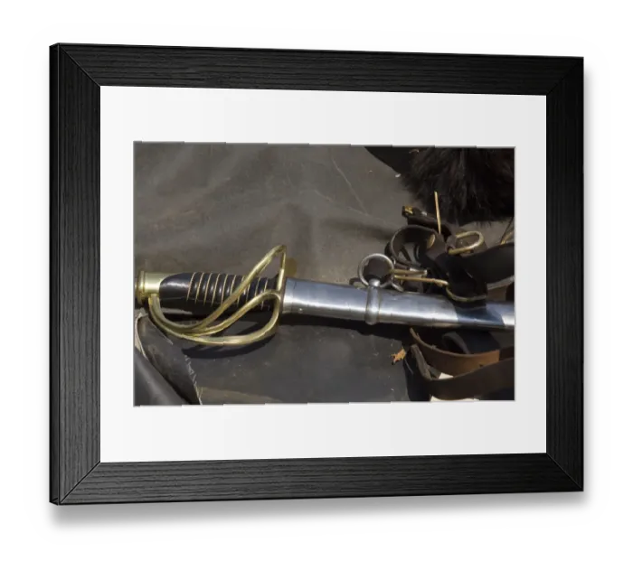 Framed Print : Civil War cavalry sword Framed Print : Civil War cavalry sword