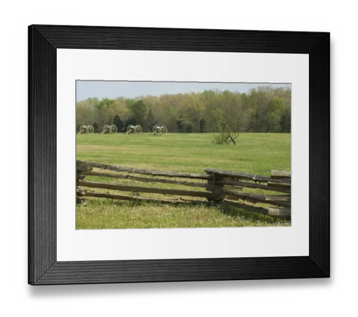 Framed Print : Civil War artillery, Shiloh battlefield Framed Print : Civil War artillery, Shiloh battlefield